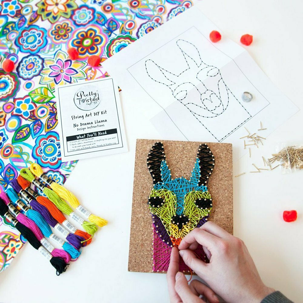 DIY-Llama-String-Art-Kit