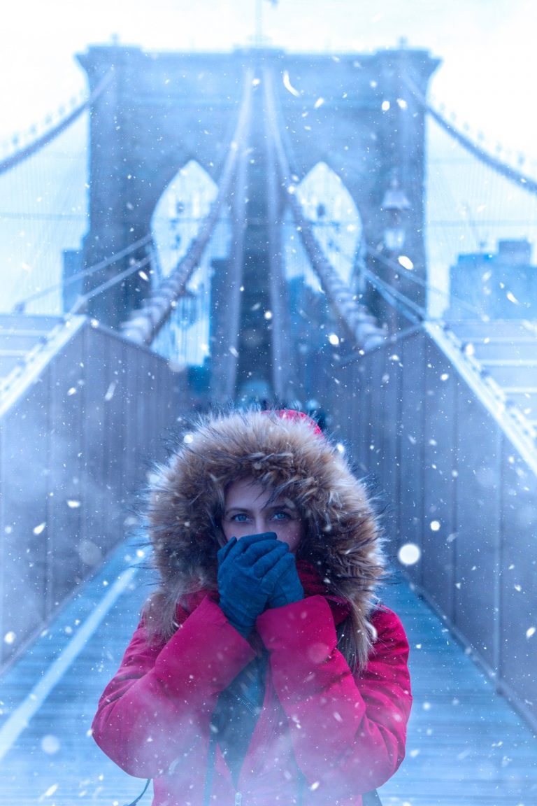 a person holding a camera