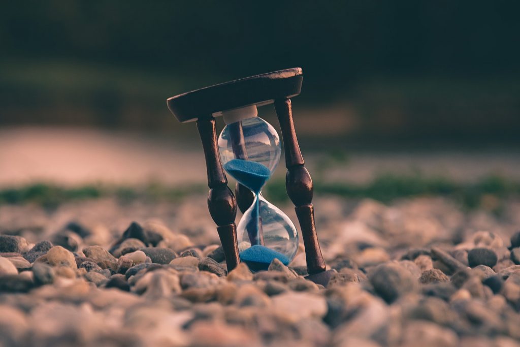 a chair in the dirt