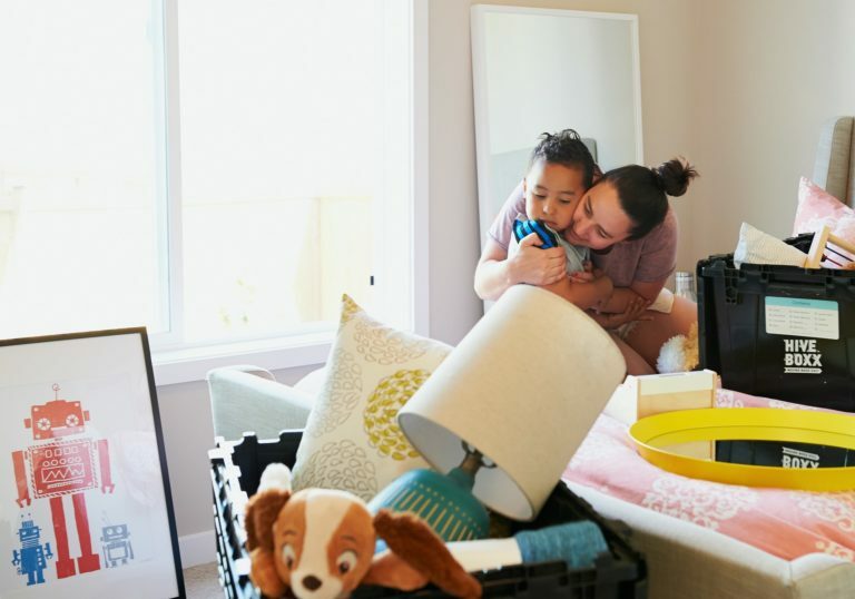 a person holding a baby