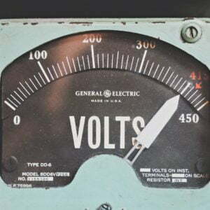 a close up of a speedometer