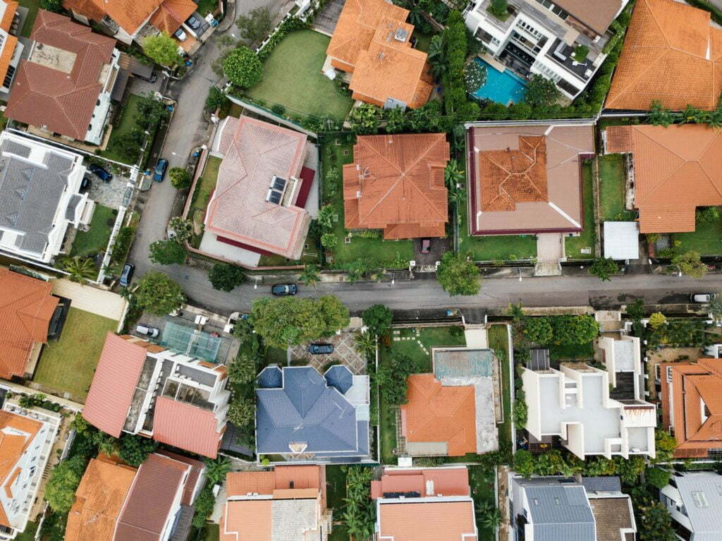 aerial view of a city