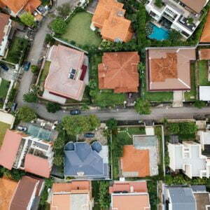 aerial view of a city