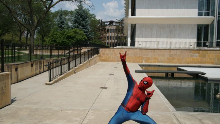 a person in a costume