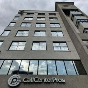 a low angle view of a building