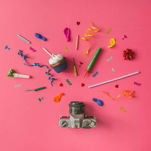 a wall with a bunch of objects on it