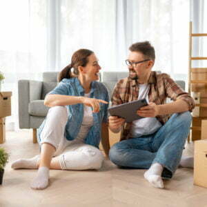 couple planning their move