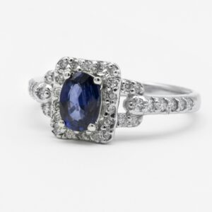 a diamond ring with diamonds